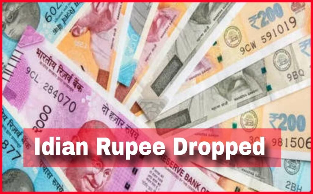 Idian Rupee Dropped