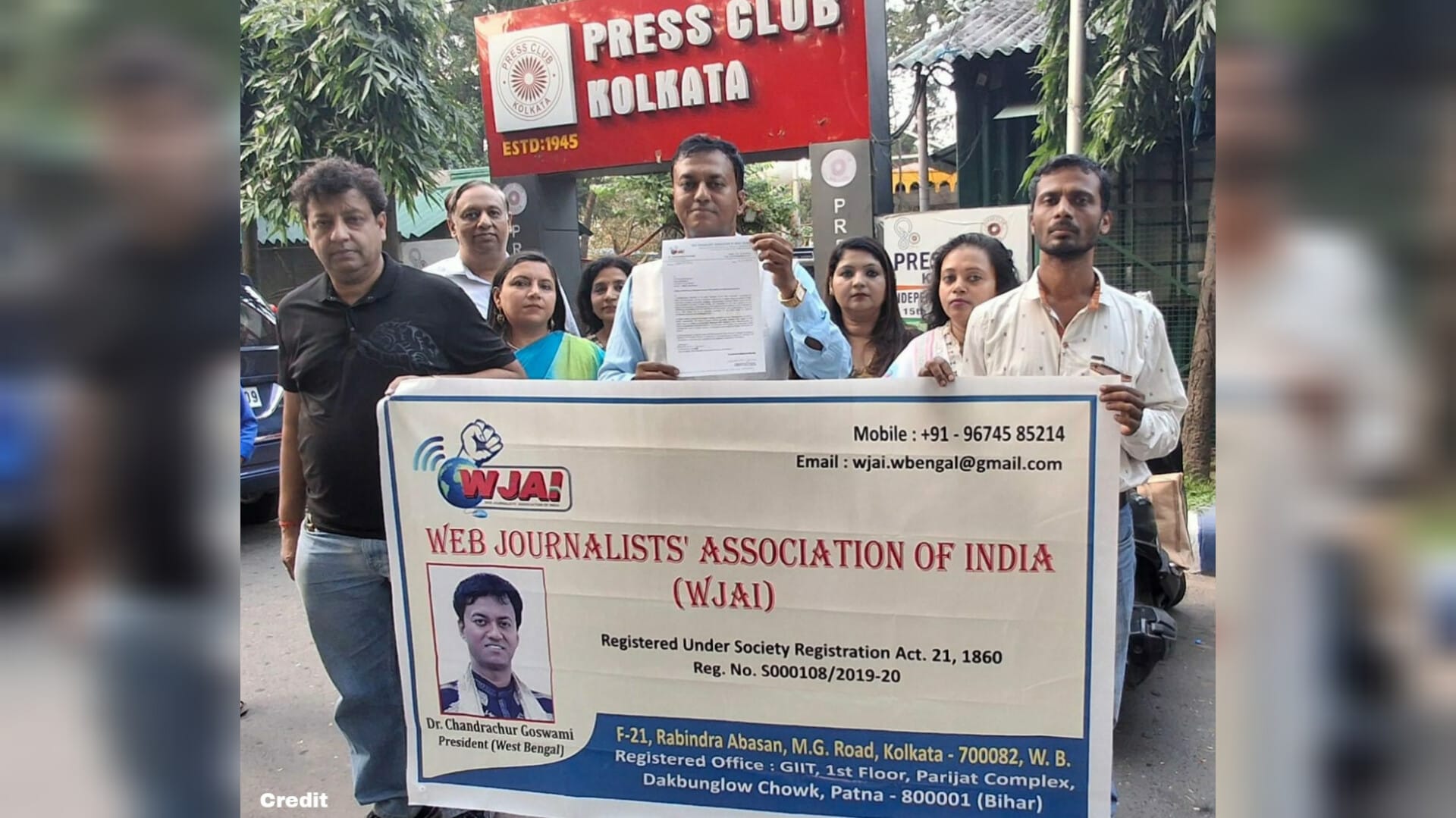 'WAJI' in Kolkata Press Club