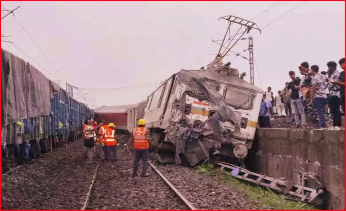 Train accident, 3 bogi derailed