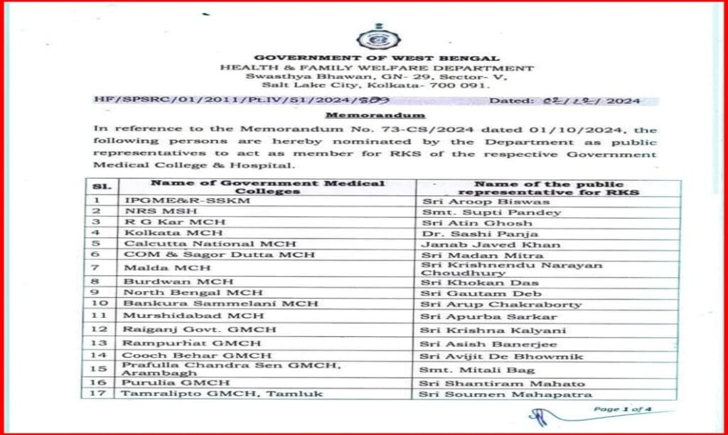 Newly appointed member of RKS