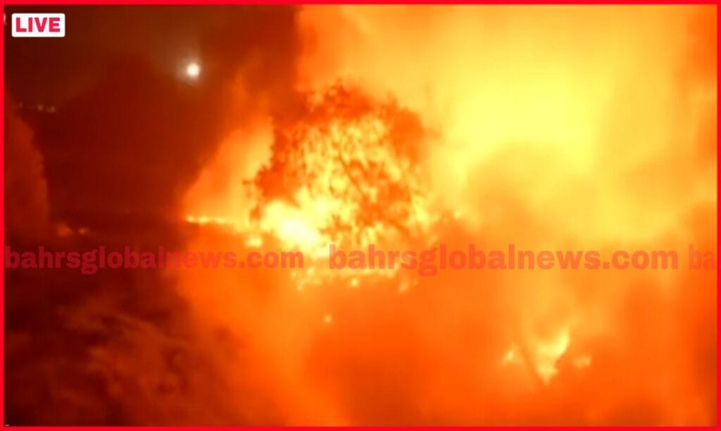 A terrible fire