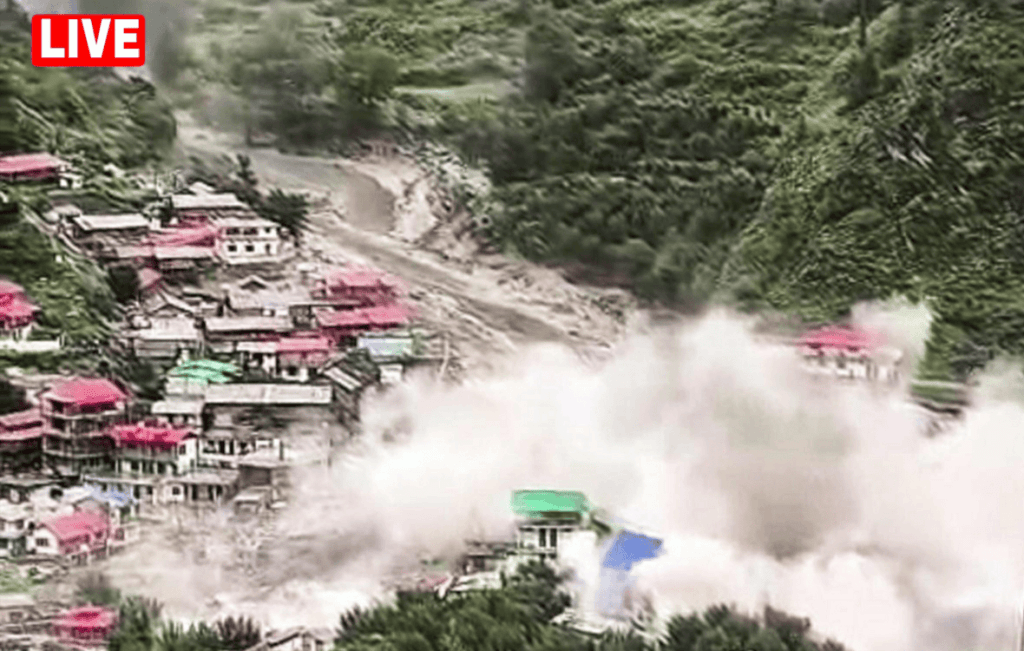 Uttarkashi cloudburst LIVE